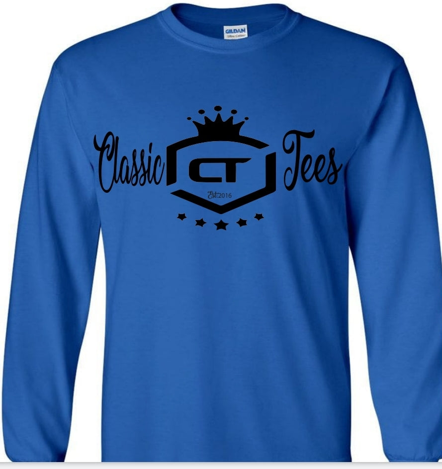 Blue Long Sleeve Classic Tee